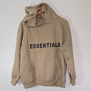 Essentials Size Small Tan Hoodie